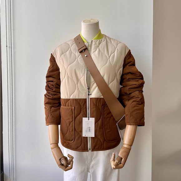 Paul Smith Brown and Cream Quilted Jacket - Picture 1 of 5